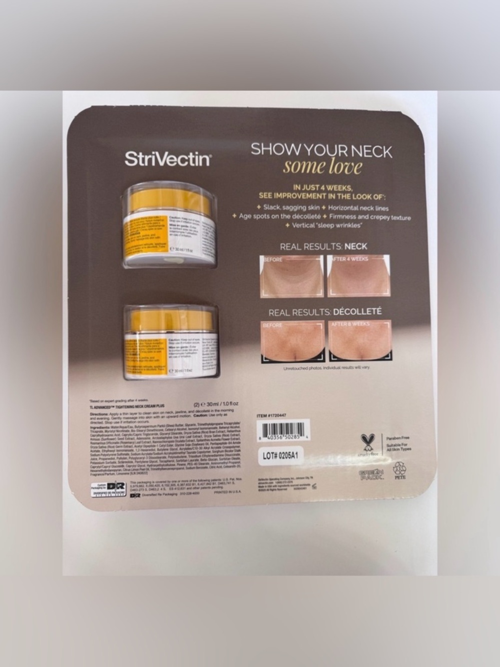 2 set (30ml×4)--StriVectin Tightening Neck Cream - Picture 4 of 4